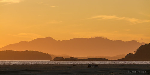 sunset canada beach bc vancouverisland tofino