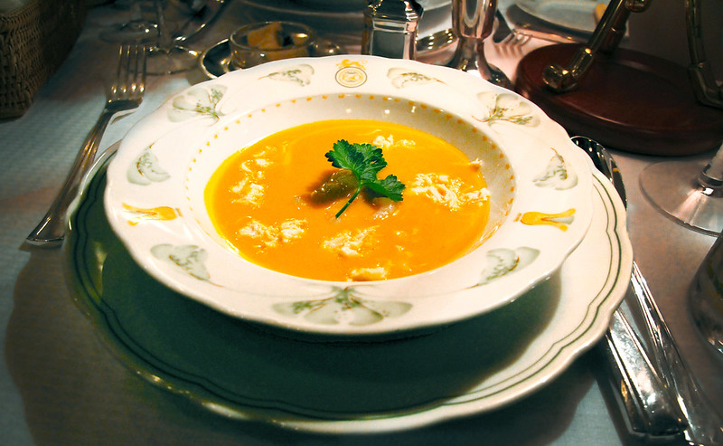 Spiced Pumpkin and Seafood Soup (1)