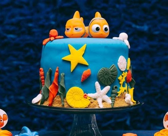 Finding Nemo Themed Cake by Sabeen