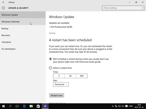 Windows 10 Pro Insider Preview, Build 10240