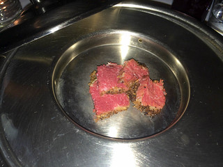 Beef – Pastrami with Peppers, Rye, Mustard and Strawberry 