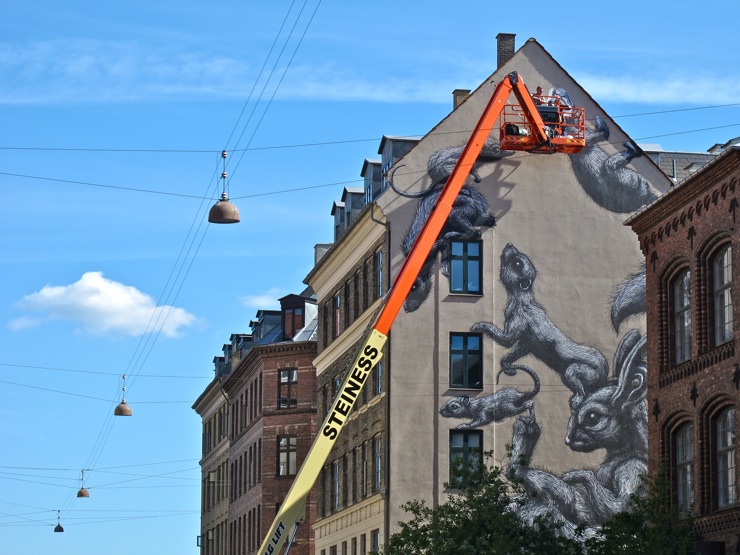 ROA rodent mural Gasværksvej