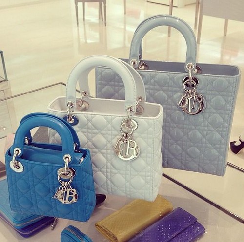 Blue Lady Dior Bag