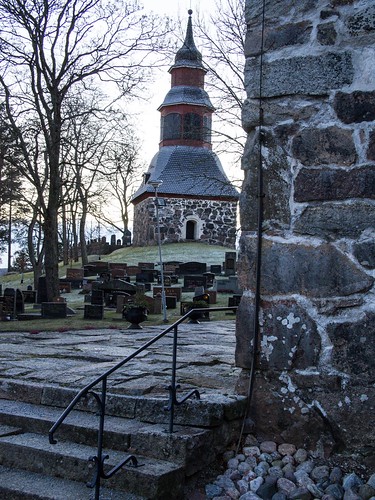 landscape church cemetery finland suomi winter halikko salo