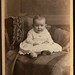 Cabinet Photo Infant Baby White Dress Socks by Smith Penn Yan New York NY-1
