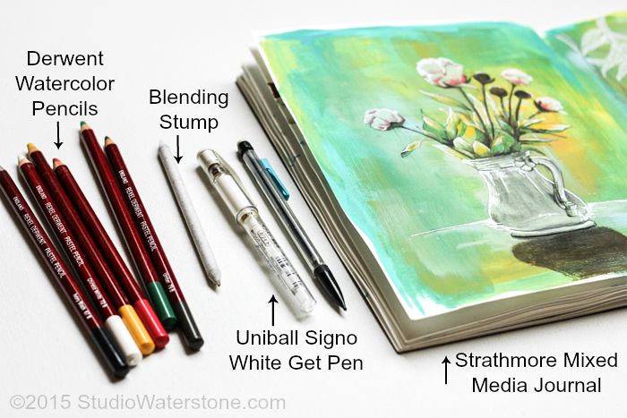 Sketchbookery: Pastel & Pen