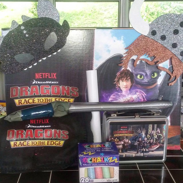 Did you love How to Train Your Dragon? If so, Dragons: Race to the Edge is now on @netflix! Thanks for all the goodies, DreamWorks and Netflix! My kids are ready for an adventure!  #StreamTeam #Dragons
