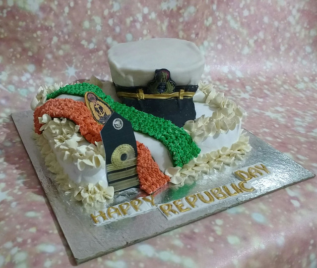 Cake for Happy Republic Day India by Leena Sawant of Gorgeous Cakes