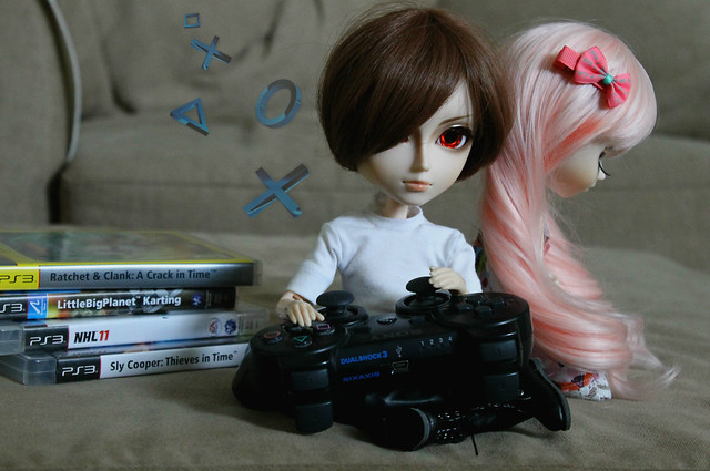 Edward is too addicted to play video games...