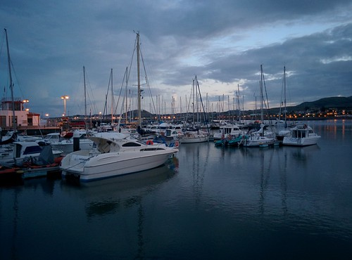 terceira azores açores summer travel island portugal marina boats sea sunset clouds water