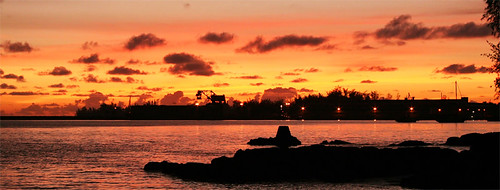 morning sunrise dawn hawaii harbor bigisland hilo