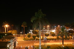 Hotel view at night