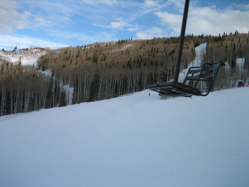 winter sunlight snow ski mountains colorado skiing glenwood chairlift