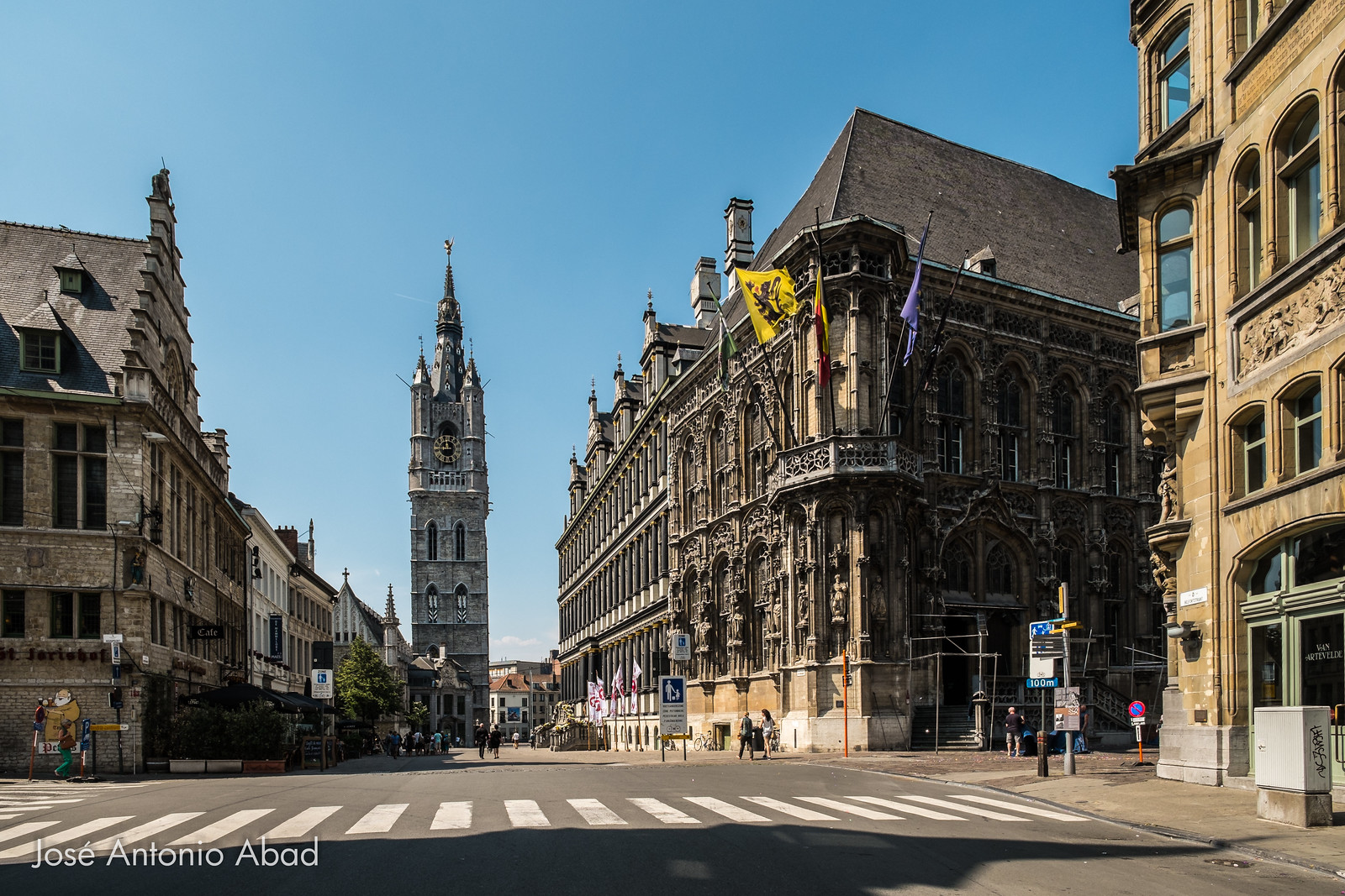 Stadhuis, Het Belfort, Botermarkt, Gent