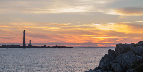 sunset seascape france sunrise de landscape seaside pentax ile bretagne paysage phare lilia île finistere lîle vierge k50 plougerneau