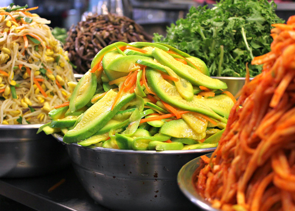gwangjang-market-vegetables-bibimbap