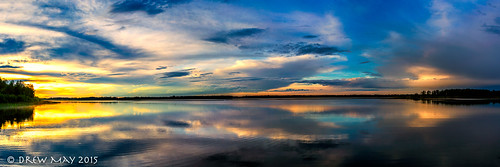 county trees sunset sky lake canada st clouds landscape photography anne pano wildlife lakes may drew lac panoramic alberta refection lessard drewmayphoto