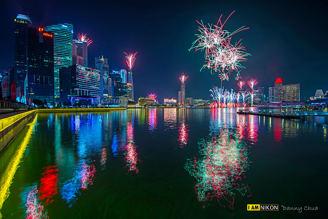 SG50 NDP Preview Fireworks
