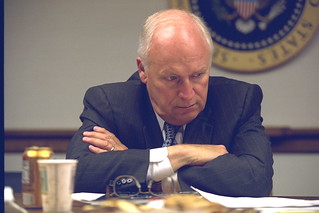 Vice President Cheney in the President's Emergency Operations Center (PEOC)