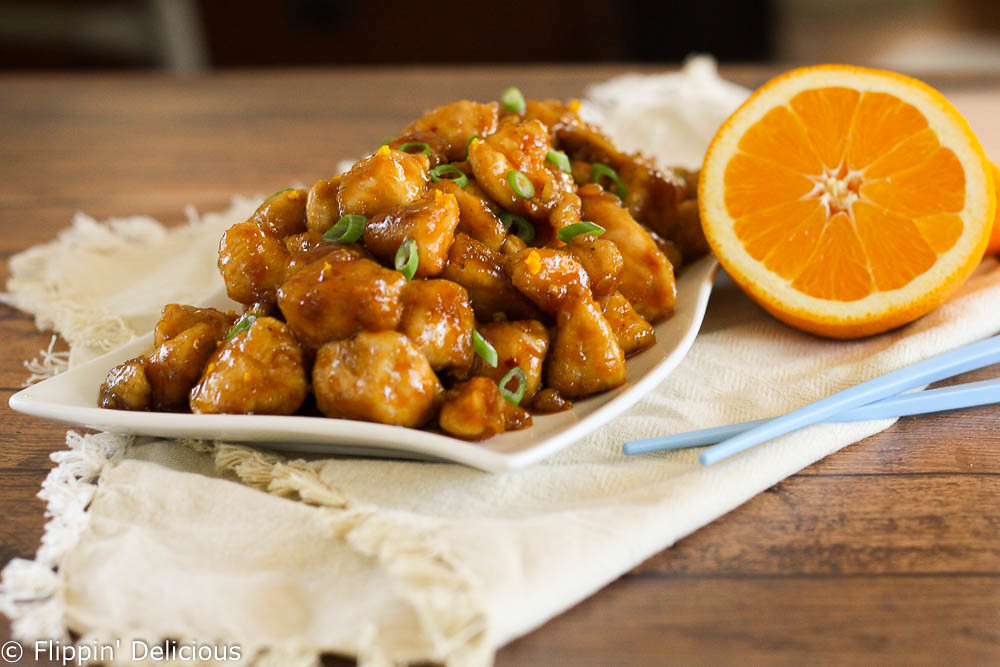 Easy gluten-free orange chicken tastes just like your favorite Chinese take-out!