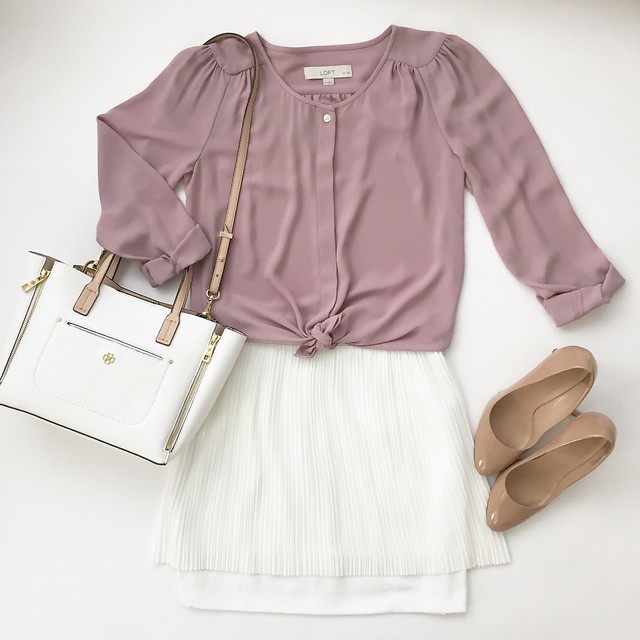  Lyra Pleat Pleat Skirt (LR304) Outfit #1