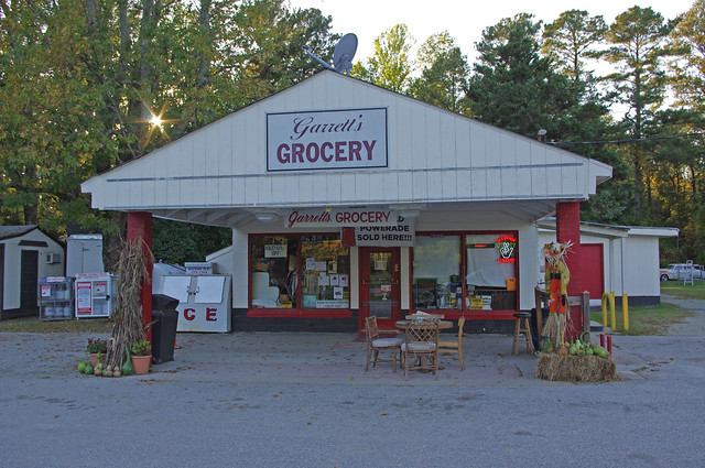 The iconic Garrett's Grocery is now Croaker General Store - from York River State Park, Virginia