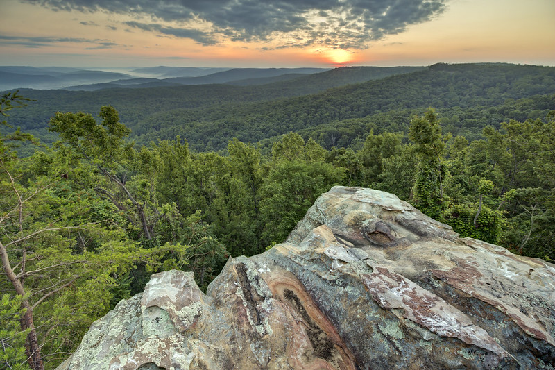 Sunrise, Rocking Rock, White County, Tennessee 2
