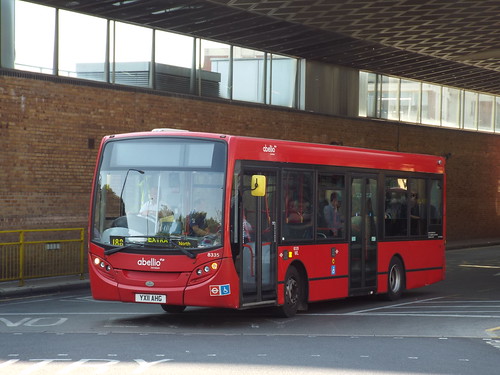 Abellio London 8335, YX11AHG at Canada Water on route 188 to North Greenwich