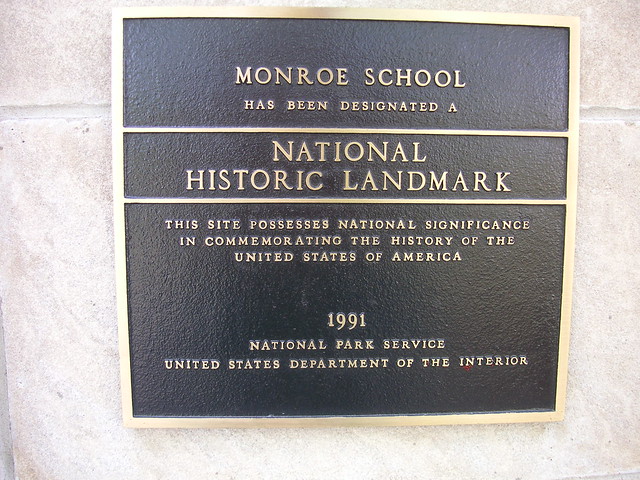 Monroe School signage from Flickr via Wylio