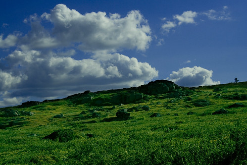 blue sky mountain green clouds sweden hills gällivare gallivare gellivare dundret
