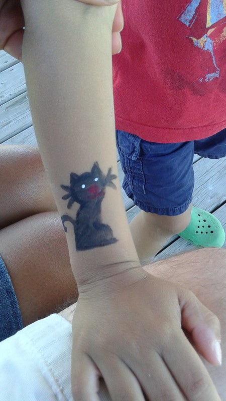 Jayden's Cat Tattoo