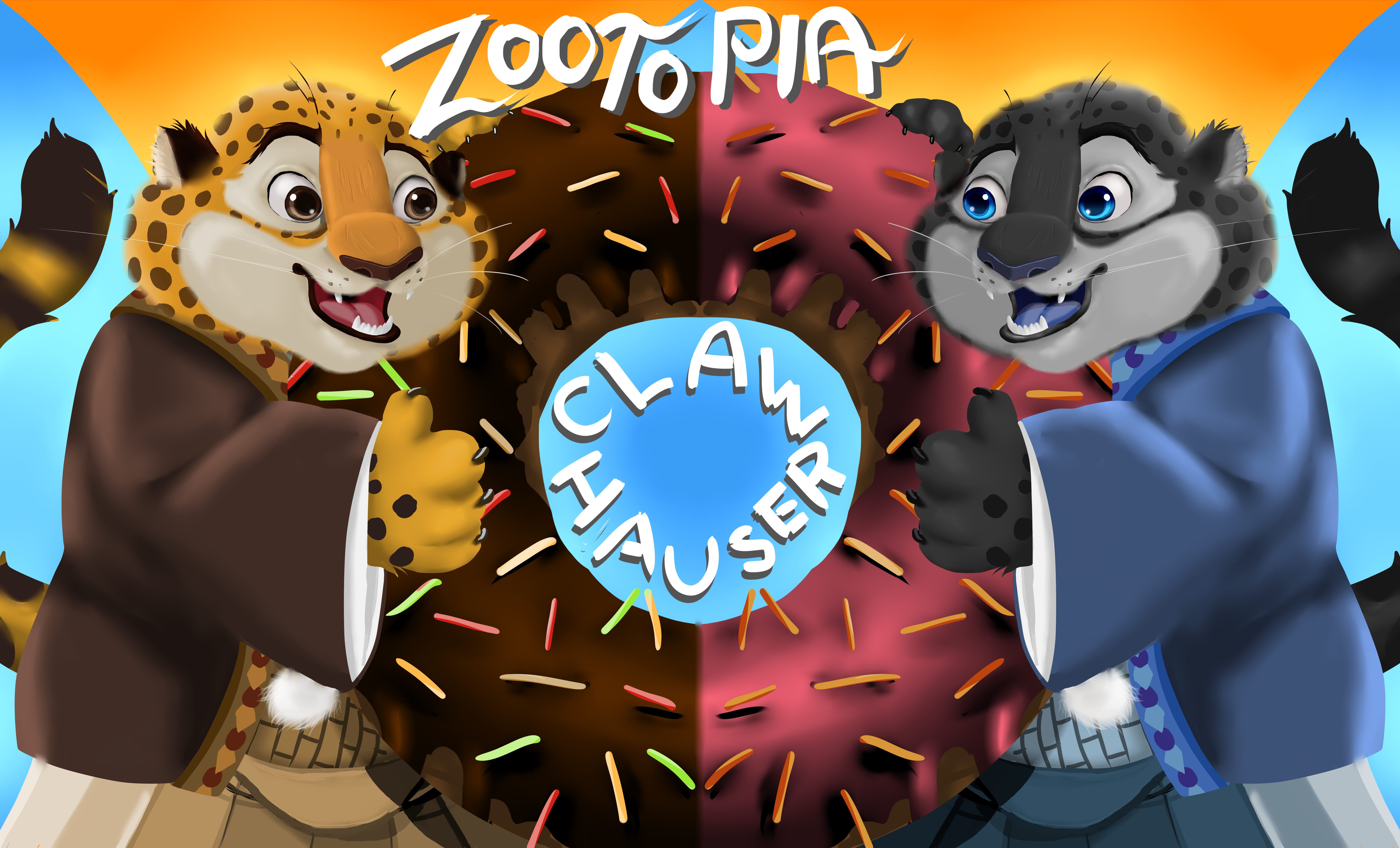 Art of the Day #115- Claws Out for Clawhauser! – Zootopia News Network