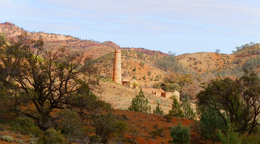 Nuccaleena Mine Ruins via Angorichina, Northern Flinders Ranges