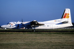 Air Nostrum Fokker 50 EC-GHC BCN 19/06/1998