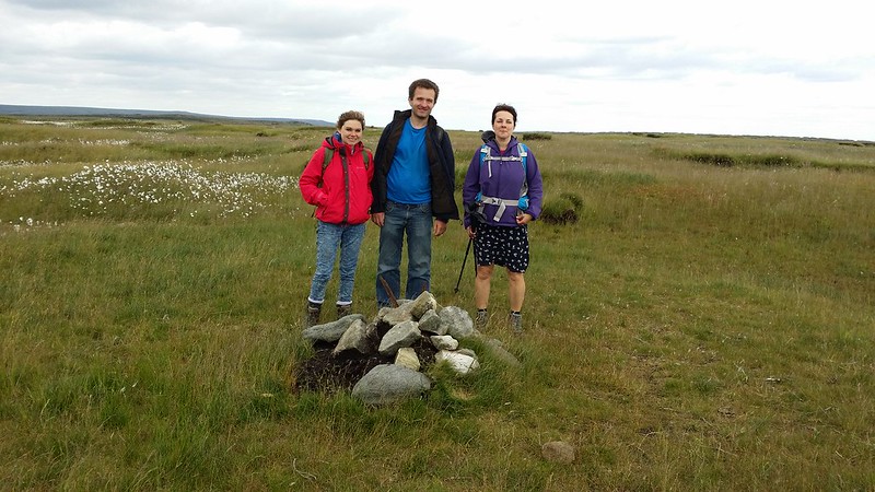 Posing by a cairn #sh