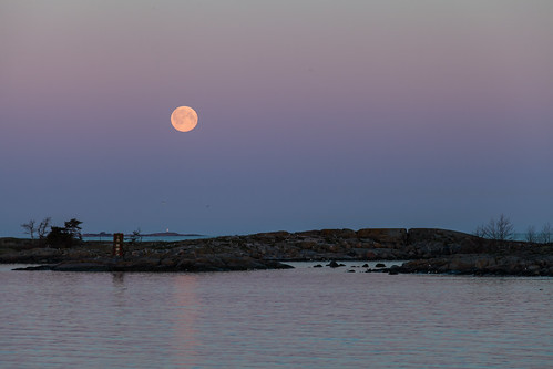ocean park morning summer moon suomi finland landscape dawn national islet 2015 porkkala