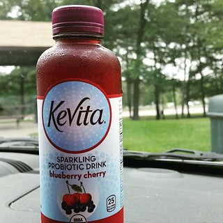 On my way to #GettingGorgeous and enjoying a @KeVitaDrinks on the way. Excited that they are sponsoring the event as this drink is a staple in my house. #probiotics #organic (not sponsored but would ♡ to work with them!)