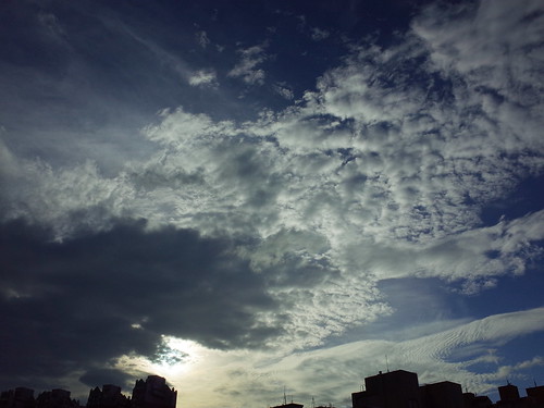2015年7月8日、台湾・台北で撮影した雲の写真