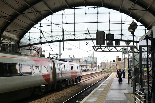 Arrival at Newcastle Central
