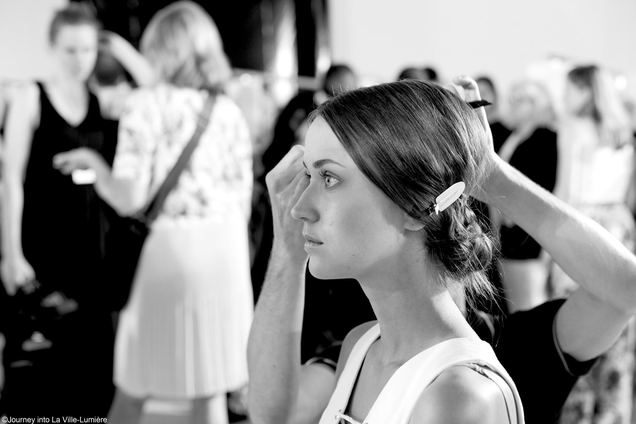 Georges Hobeika Backstage, Haute Couture