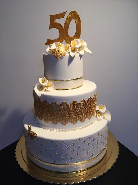 50th Anniversary Cake by De Nisi Vittoria‎