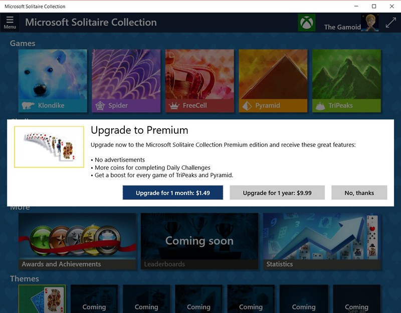 Реклама в Windows 10