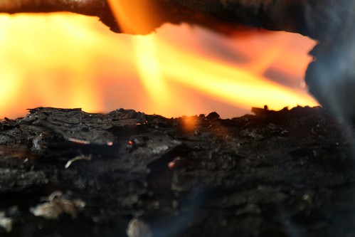 orange fire flames burning campfire ©tylerknottgregson