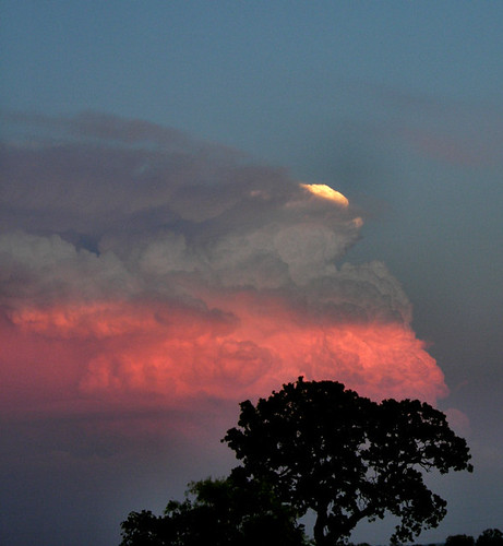 sunset storm clouds evening texas dusk tx thundercloud masontx