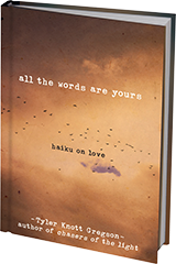 La prima raccolta di poesie di Gregson, All words are yours.