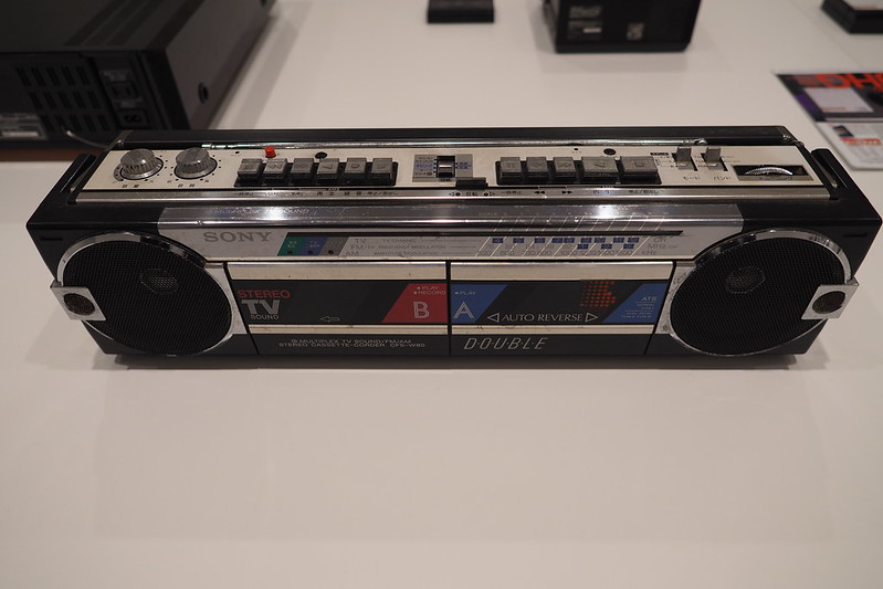 銀座SONYビルIt's a SONY展ステレオカセットレコーダーCFS-W80