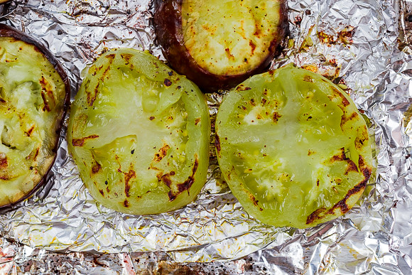 Grilled Green Tomatoes