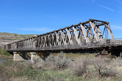Old East Coulee Coal Bridge (East Coulee, Alberta)