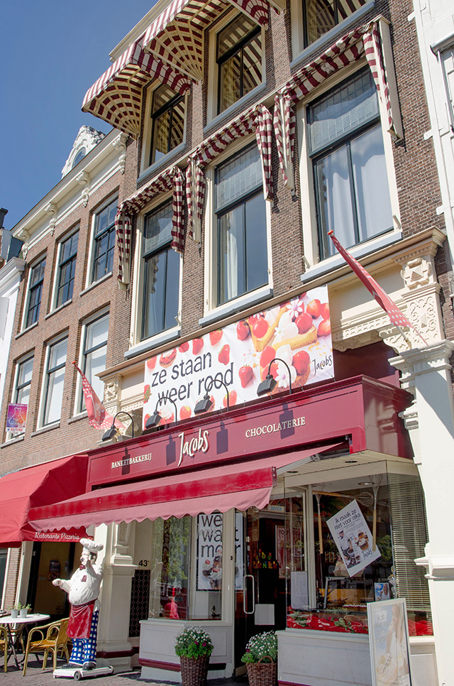 Center of Leiden, The Netherlands