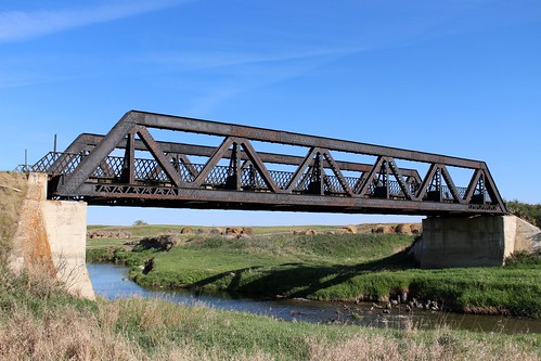 canada saskatchewan railroadbridge historicbridge trussbridge ponytruss canadianbridge swiftcurrentcreek warrentruss warrenponytruss excelsiorno166